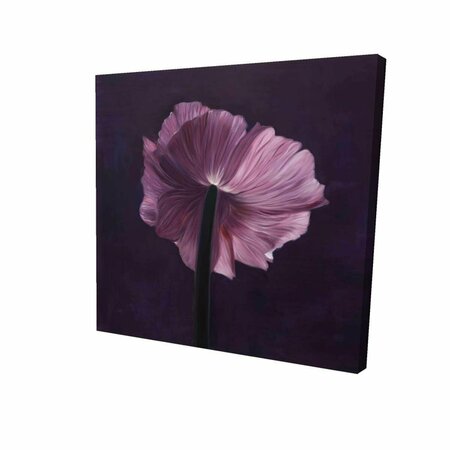 FONDO 16 x 16 in. Purple Petals-Print on Canvas FO2792712